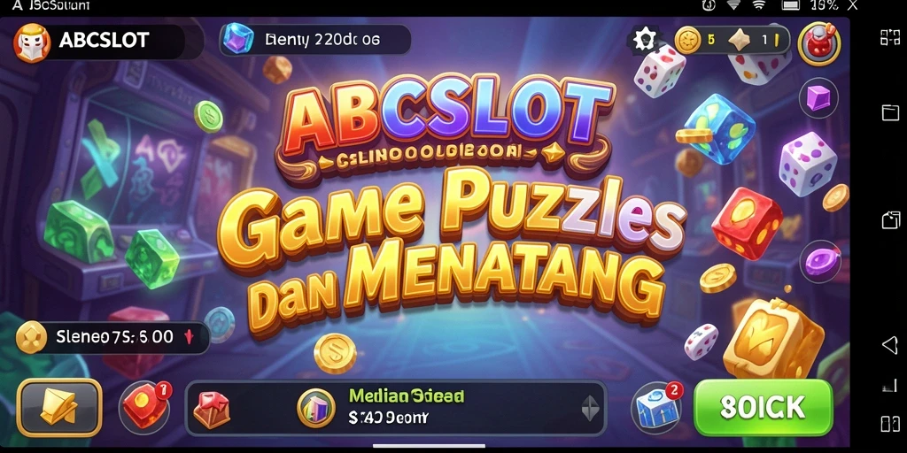 Gameplay puzzle seru di ABCSLOT yang penuh tantangan.
