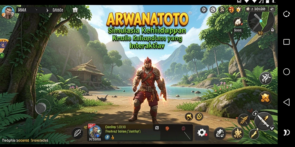 Tampilan gameplay menakjubkan dari ARWANATOTO dalam dunia simulasi interaktif.