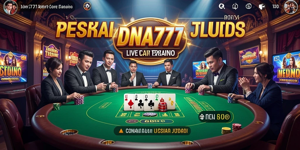 Screenshot gameplay Live Casino DNA777 yang seru dan interaktif.