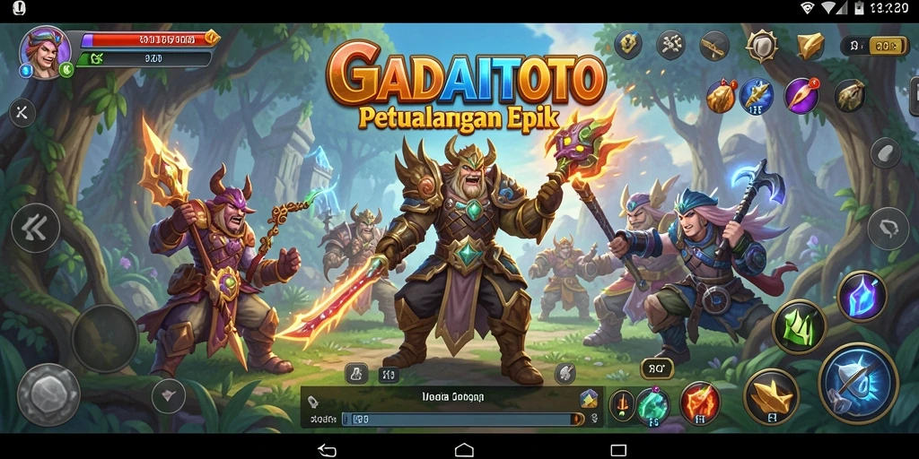 Tampilan gameplay GADAITOTO yang menakjubkan di dunia RPG.