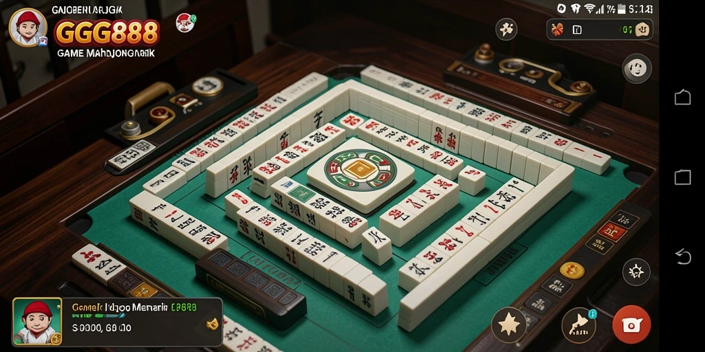 Menampilkan gameplay menegangkan di GGG888 dengan elemen Mahjong.