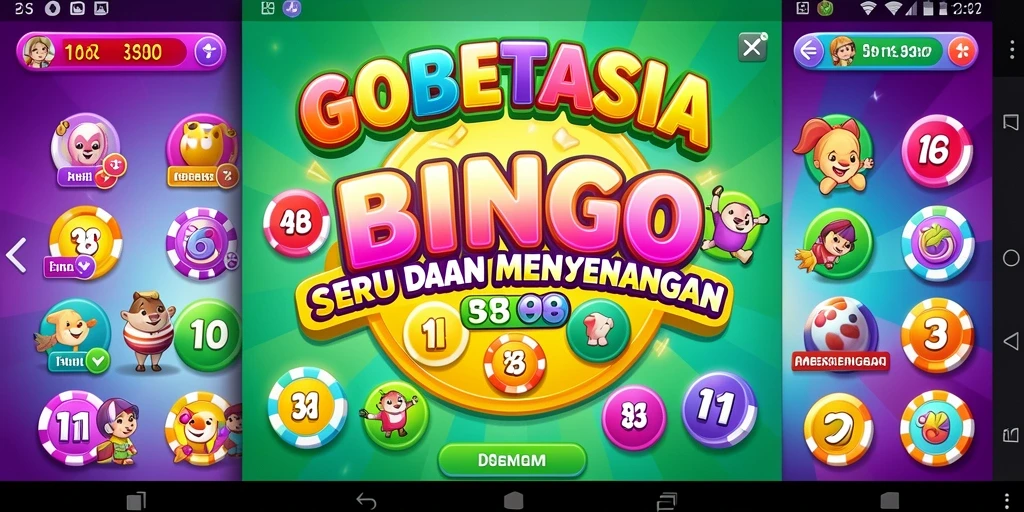 Tampilan gameplay seru GOBETASIA saat bermain Bingo.