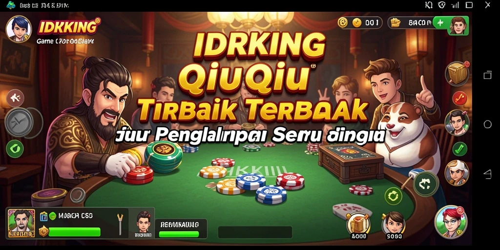 Tampilan gameplay QiuQiu yang seru di IDRKING.