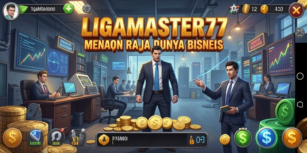 Screenshot utama LIGAMASTER77 menampilkan gameplay Tycoon yang seru.