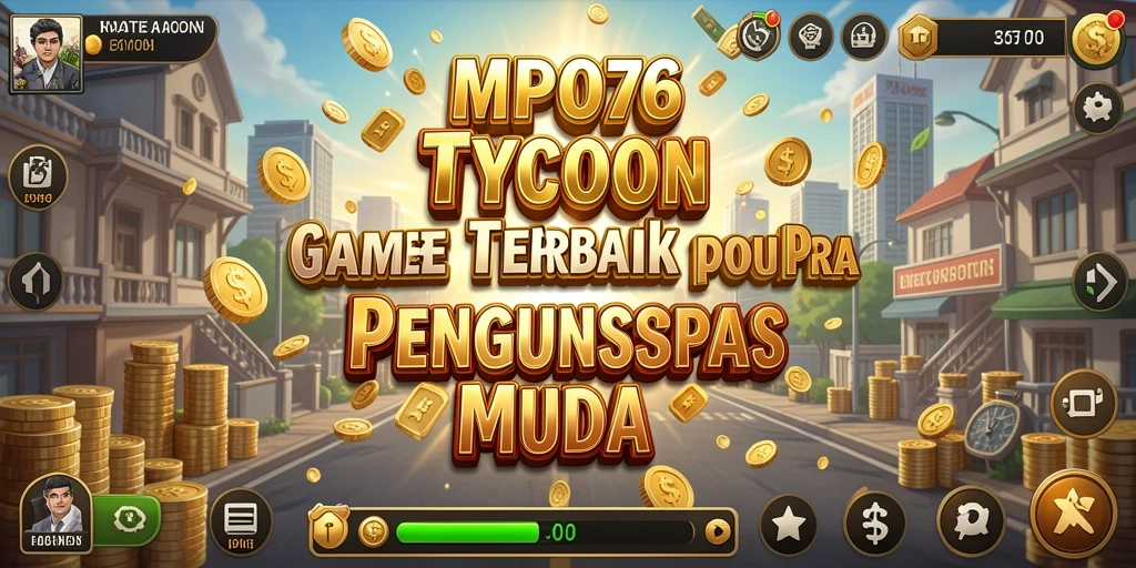 Tampilan gameplay MPO76 yang menakjubkan, menunjukkan dinamika bisnis yang seru.
