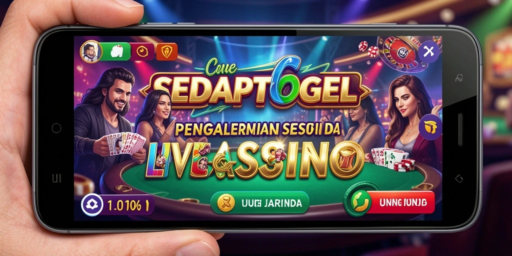 Tampilan gameplay Live Casino yang menarik di SEDAPTOGEL.