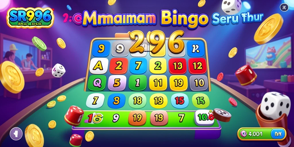 Tampilan permainan Bingo SR996 yang menarik dan penuh warna.