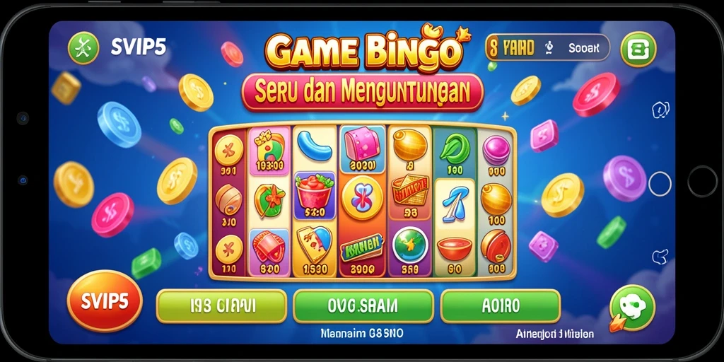 Tampilan gameplay Bingo seru di aplikasi SVIP5.